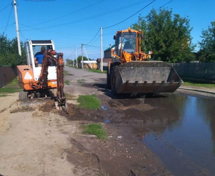 Устройство водоотведения.