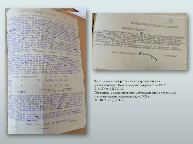 История муниципального архива Каменского района.